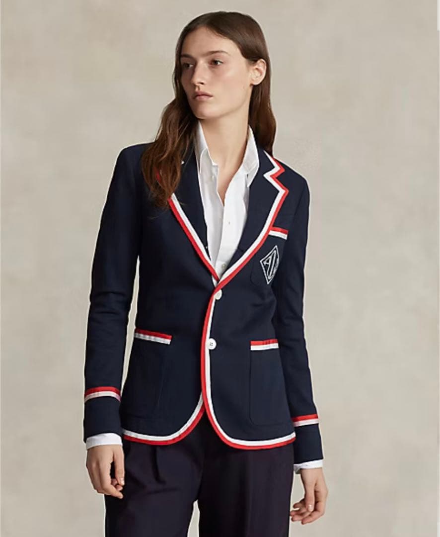 美品✨ Ralph Lauren 2023 テーラードジャケットQRタグ
