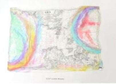 ファリエロ サルティ　Faliero Sarti　ストール　地図柄　マップ柄
