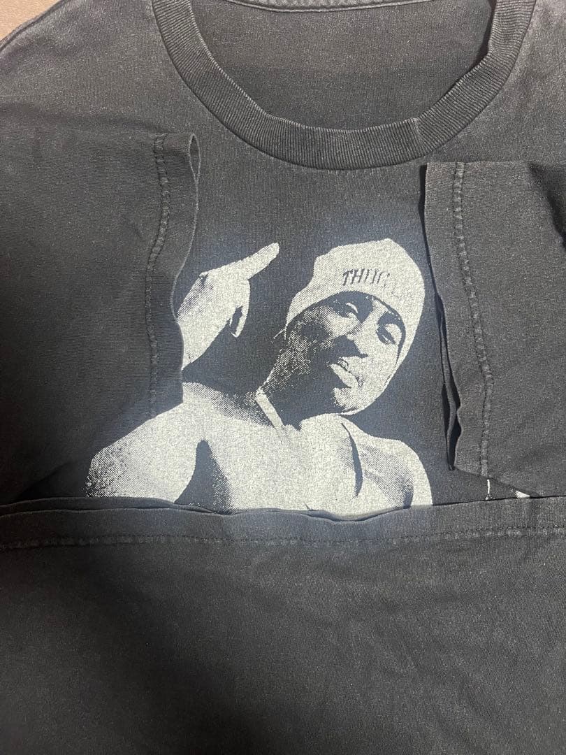 トップス 2pac i get around 90s vintagetee rap tee