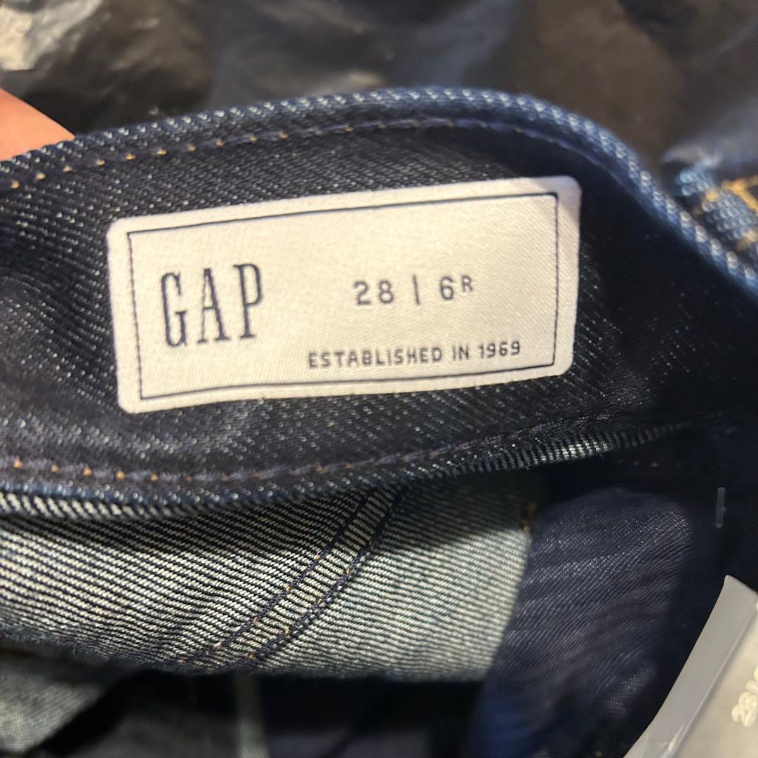 GAP ハイライズ バギーバレルデニム 28 インディゴブルー