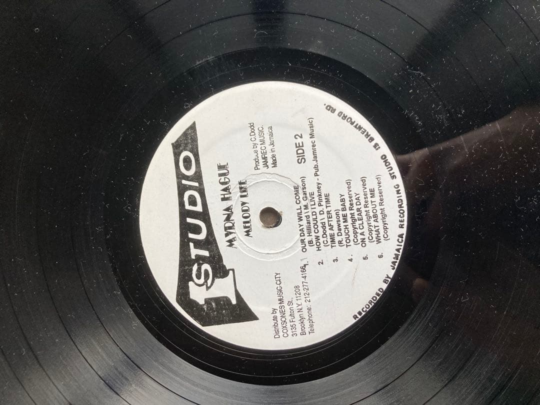 洋楽 Myrna Hague Melody Life studio one