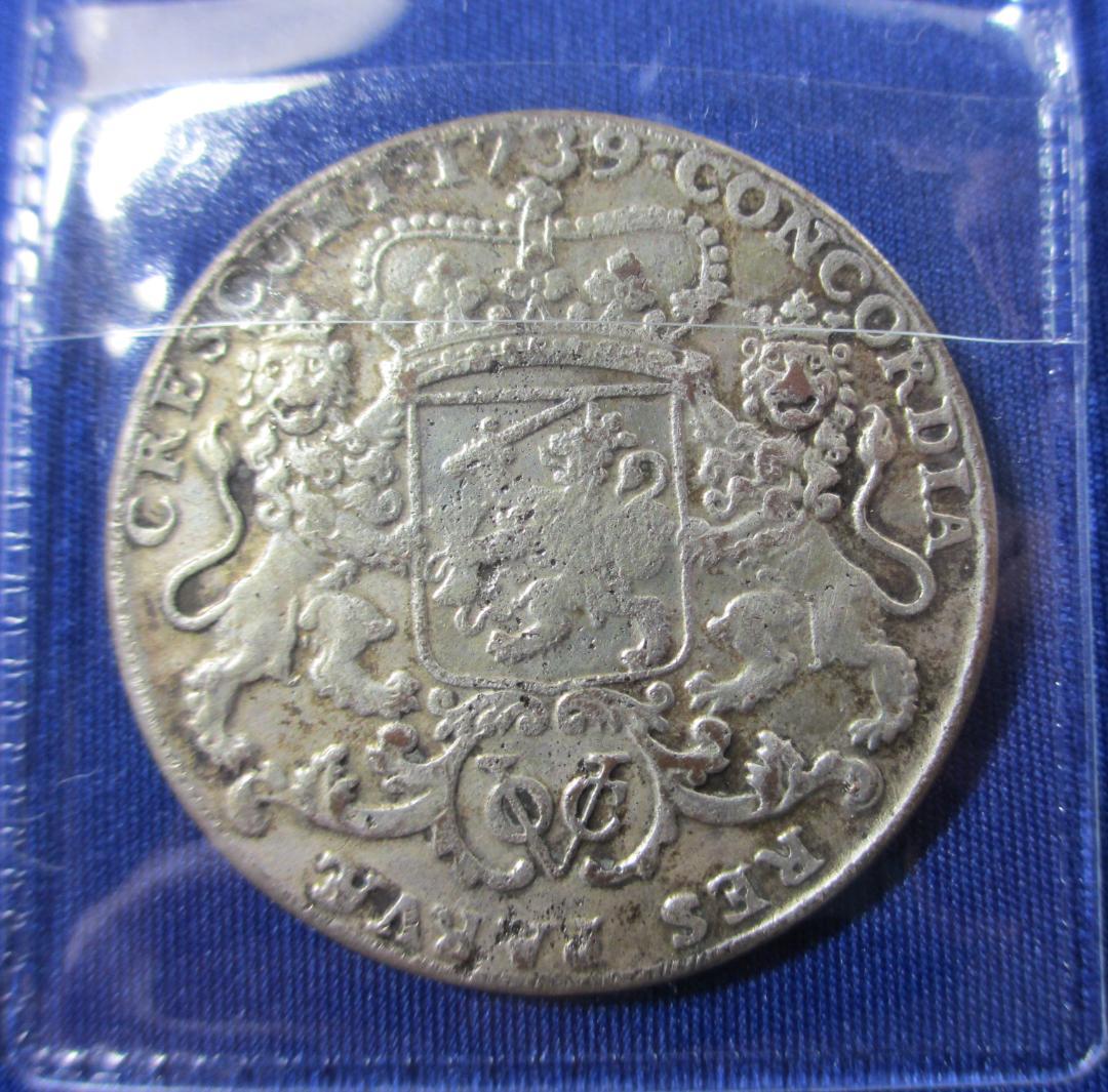 （31-7）【希少】オランダ東インド会社：１ドュカトン銀貨（１７３９年）