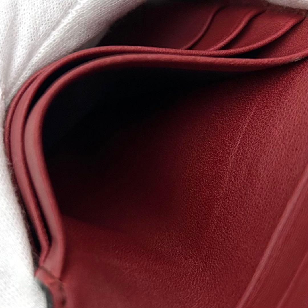［美品］LOEWE コンパクトジップウォレット アナグラム ブラウン 財布