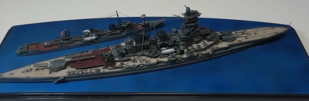 1/700 金剛（フジミ）雪風（アオシマ更新版）全塗装　　 　完成品