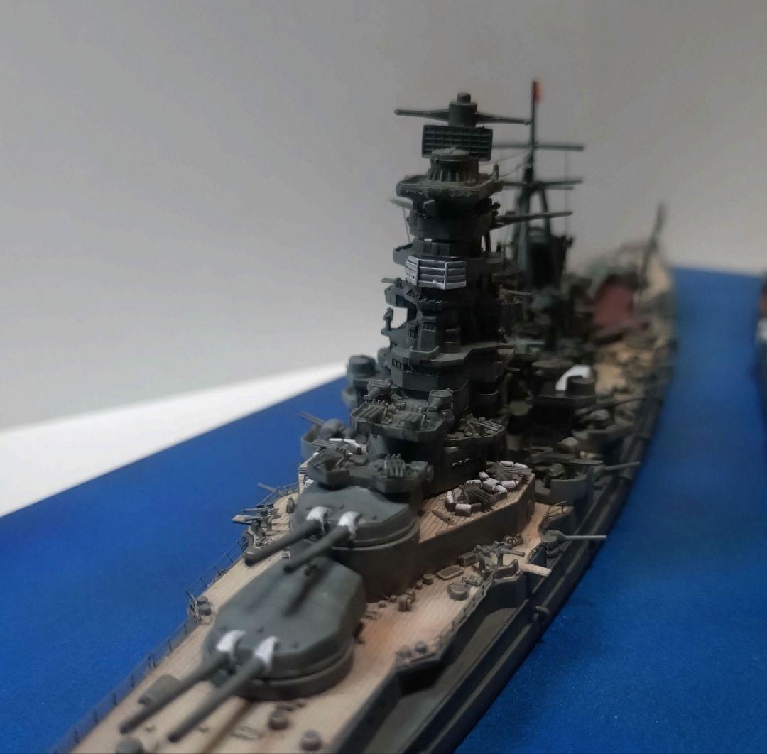 1/700 金剛（フジミ）雪風（アオシマ更新版）全塗装　　 　完成品