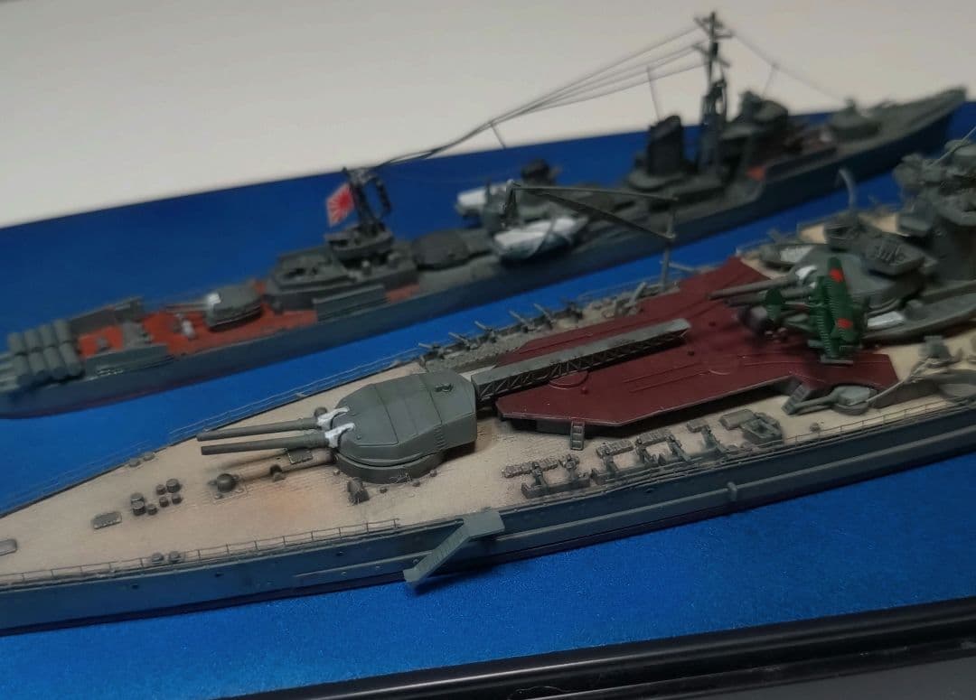 1/700 金剛（フジミ）雪風（アオシマ更新版）全塗装　　 　完成品