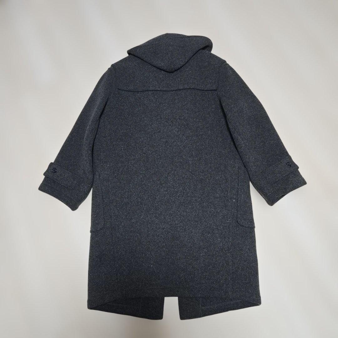 GLOVERALL グレー ダッフルコート フード付き