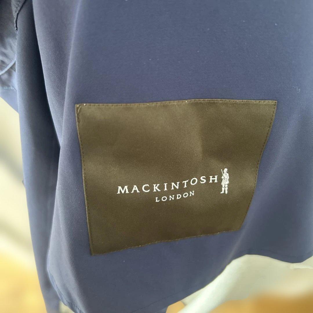 マッキントッシュ　スプリングコート　40 ネイビー　ステンカラーコート
