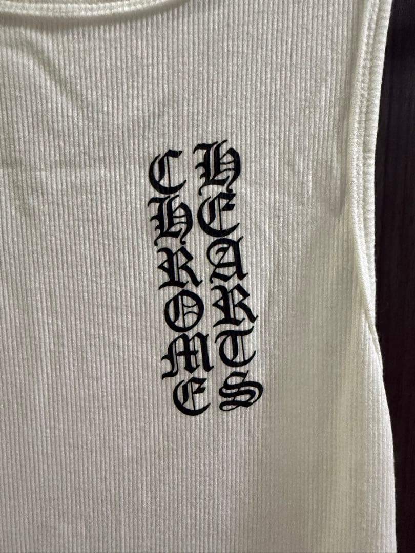 Chrome Hearts ホワイト タンクトップS