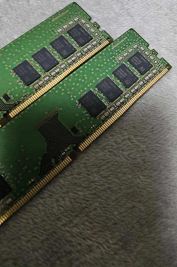 シール剥がれ SAMSUNG DDR4 3200 8GB ×2 計 16GB