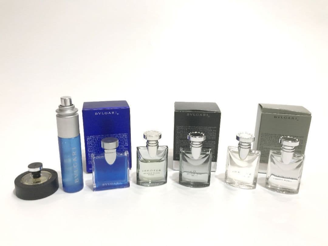 ブルガリ ミニ香水 ブラック EDT ブルー プールオム ソワール プールオム