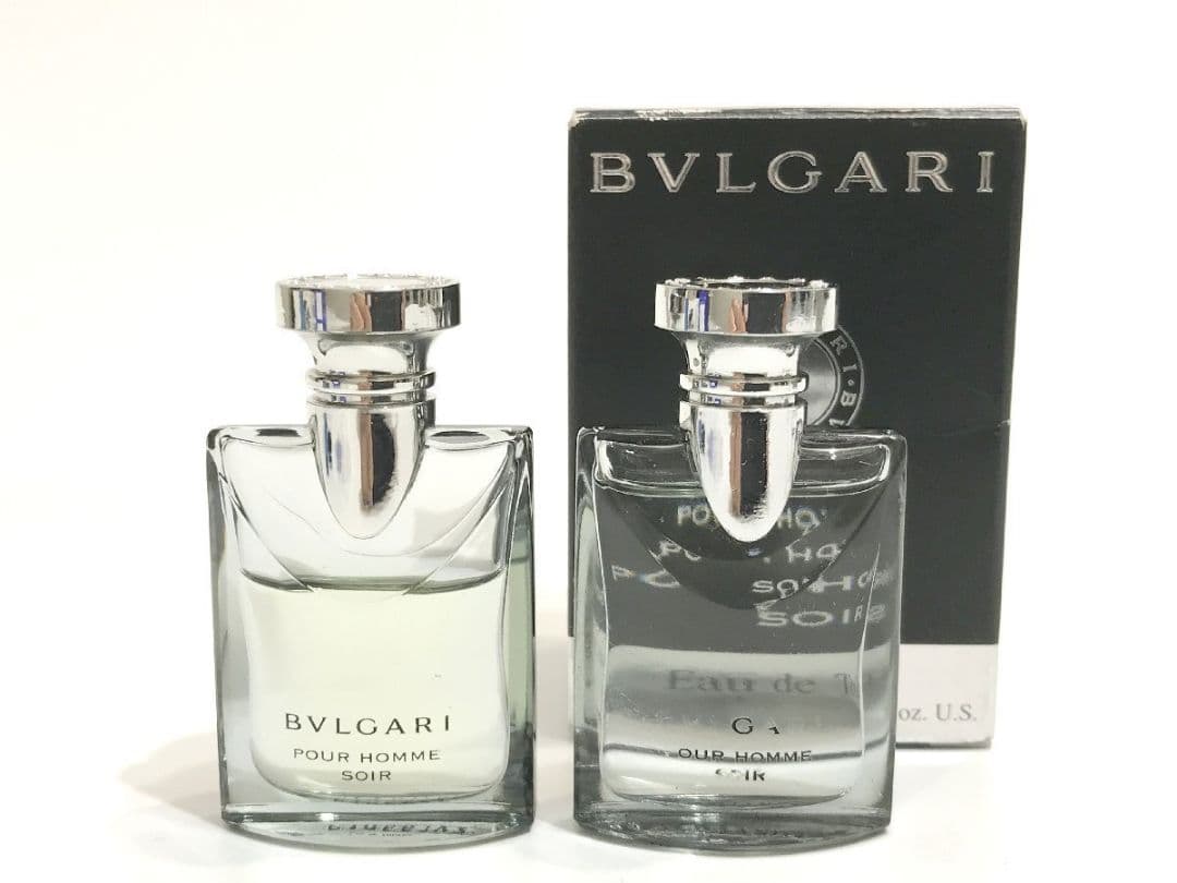 ブルガリ ミニ香水 ブラック EDT ブルー プールオム ソワール プールオム