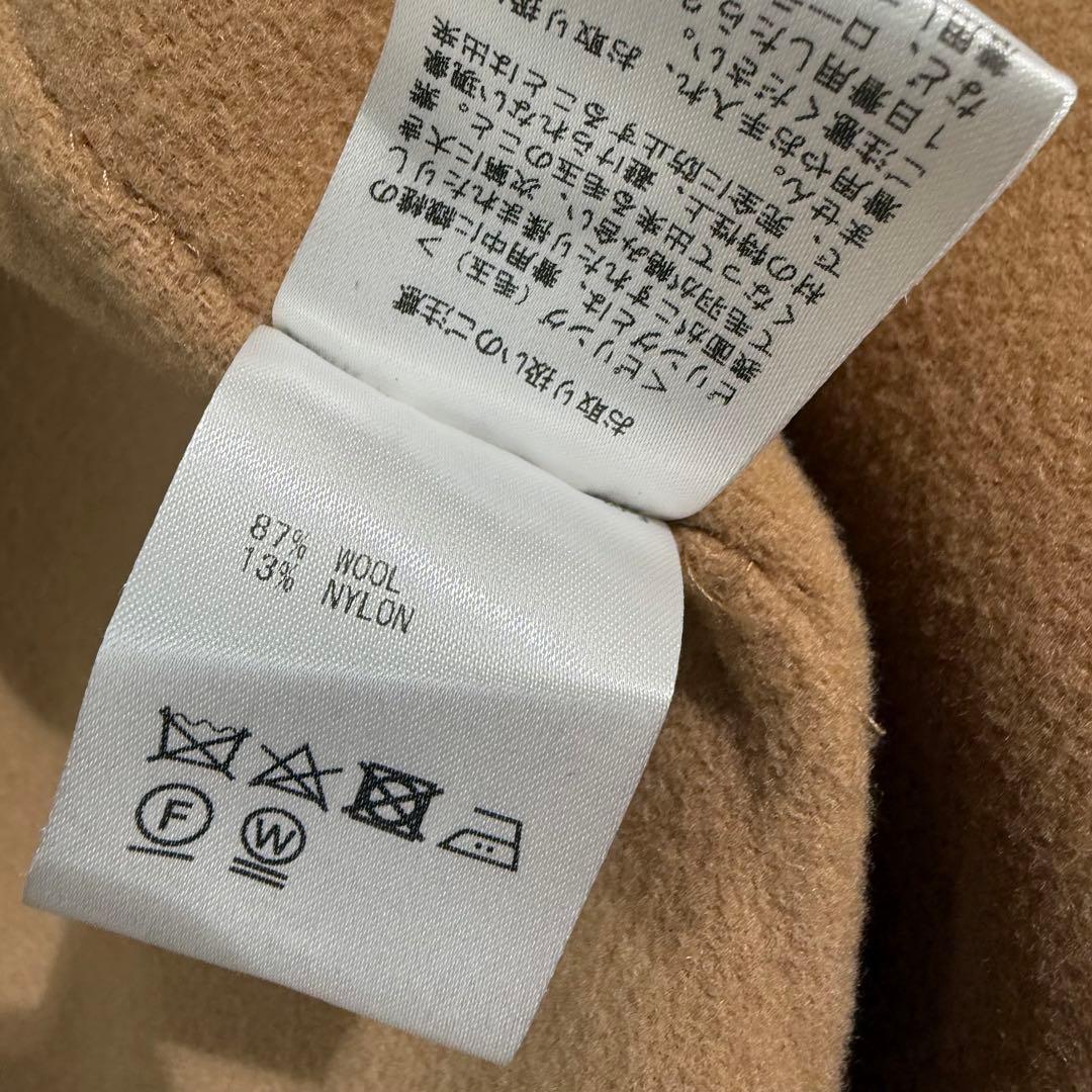 極美品　SOÉJU ウールリバーローブコート M キャメル