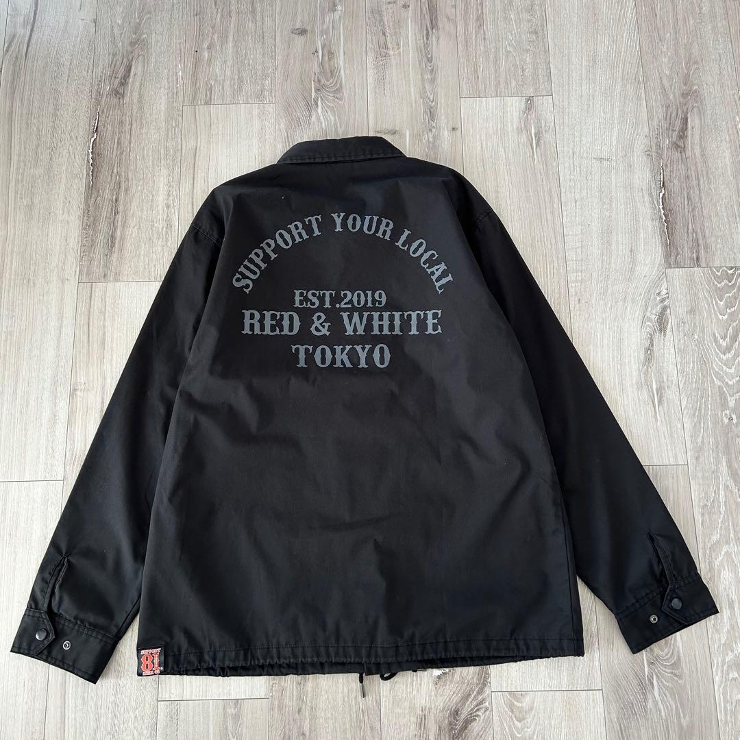 SUPPORT 81 AREA03 TOKYO コットンコーチジャケット 黒XL