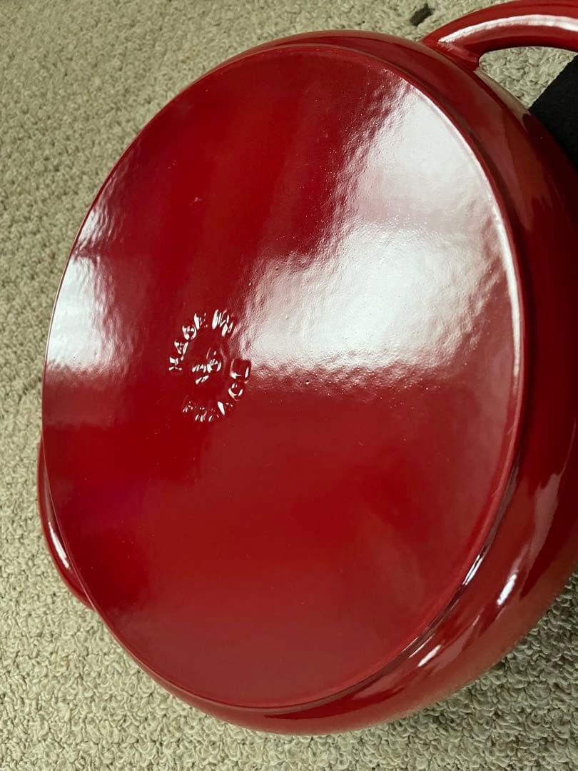 staub ストウブ　スチーム＆グリル　蓋付き　チェリー　26cm