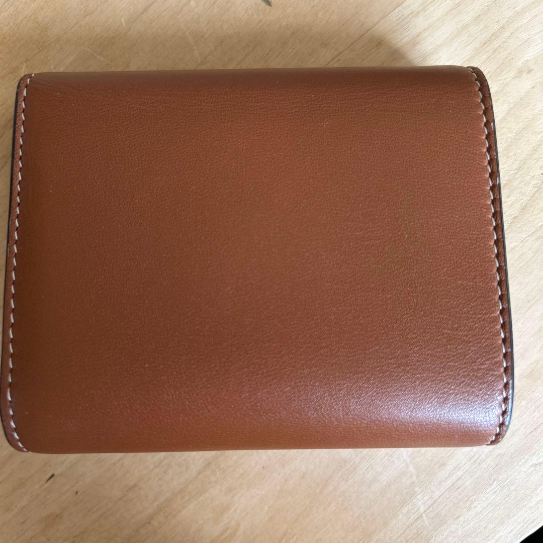 CELINE トリオンフ ブラウン 三つ折り財布