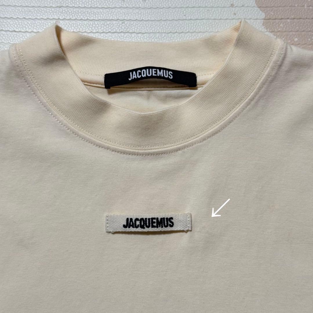 【早い者勝ち】jacquemus ジャックムス　tシャツ ミニT ベージュ　S