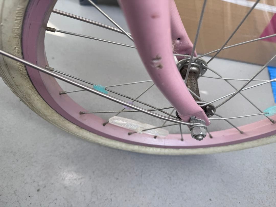 メゾピアノ　幼児用自転車 18インチ　大阪市内引き取り限定