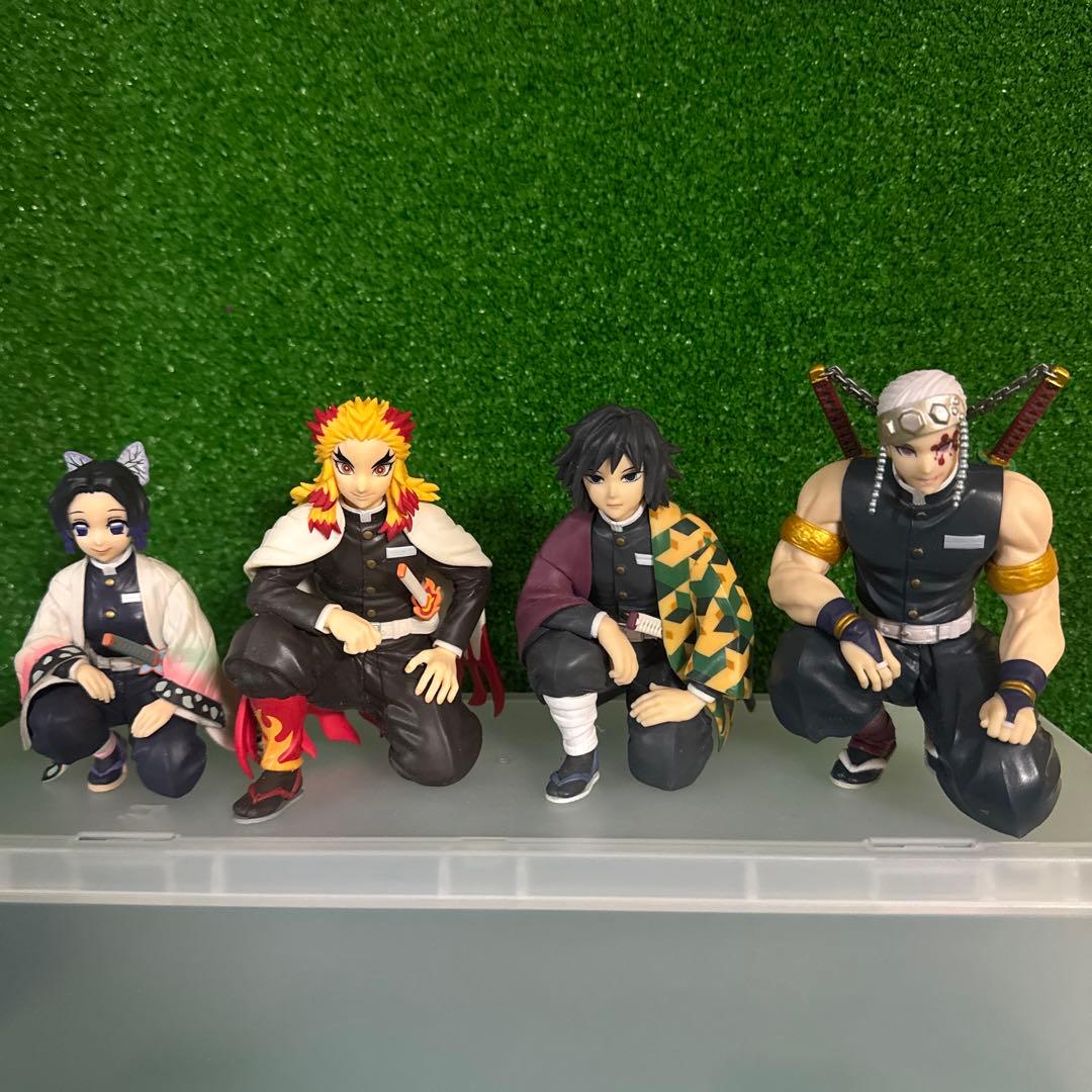 鬼滅の刃　プレミアムちょこのせフィギュア　全種セット（14種、おまけ4種）