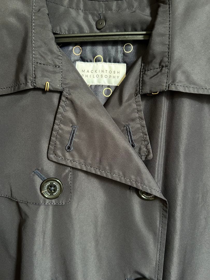 MACKINTOSH PHILOSOPHY 紺色　トレンチコート