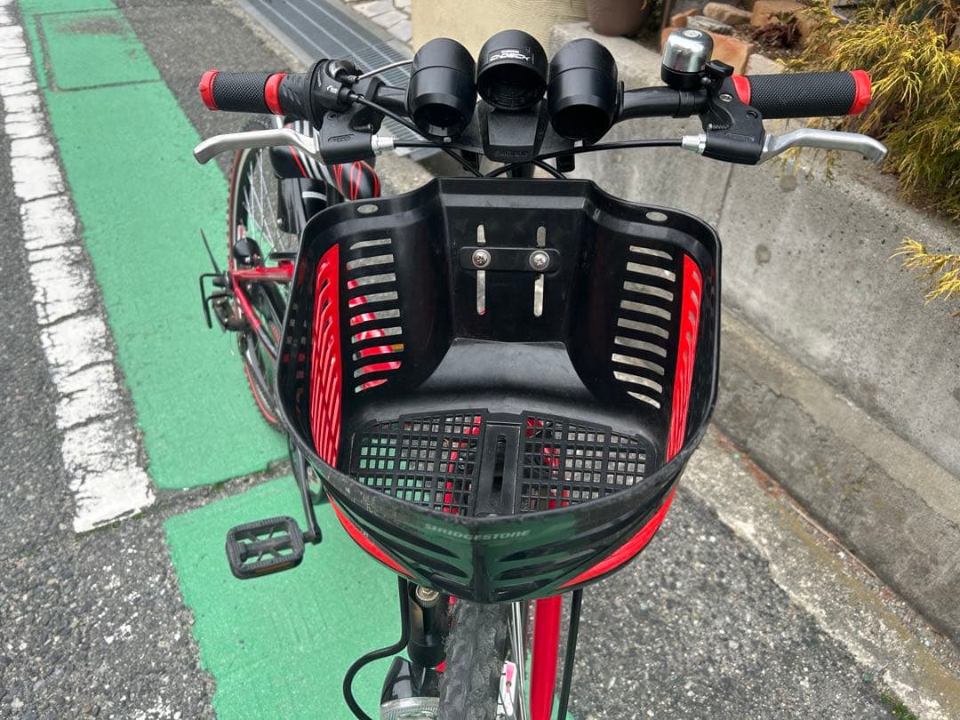 まー　　数回使用美品ブリヂストン　クロスファイヤージュニア24インチ