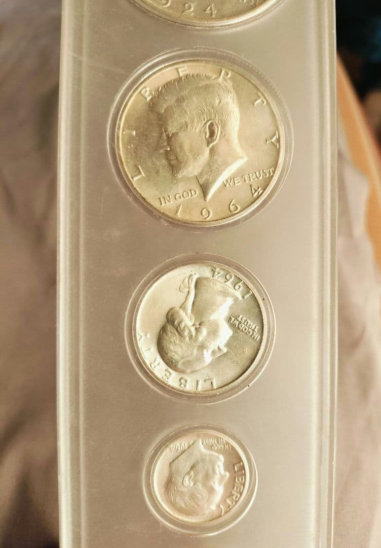 ピースダラー ケネディ クォーター 銀貨 1924 セット