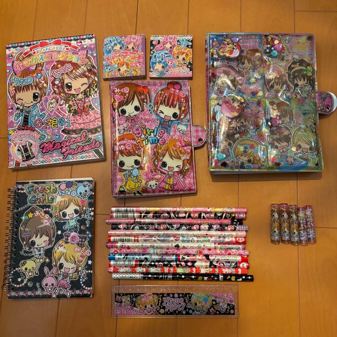 平成 レトロ 女の子 メモ帳 シール帳