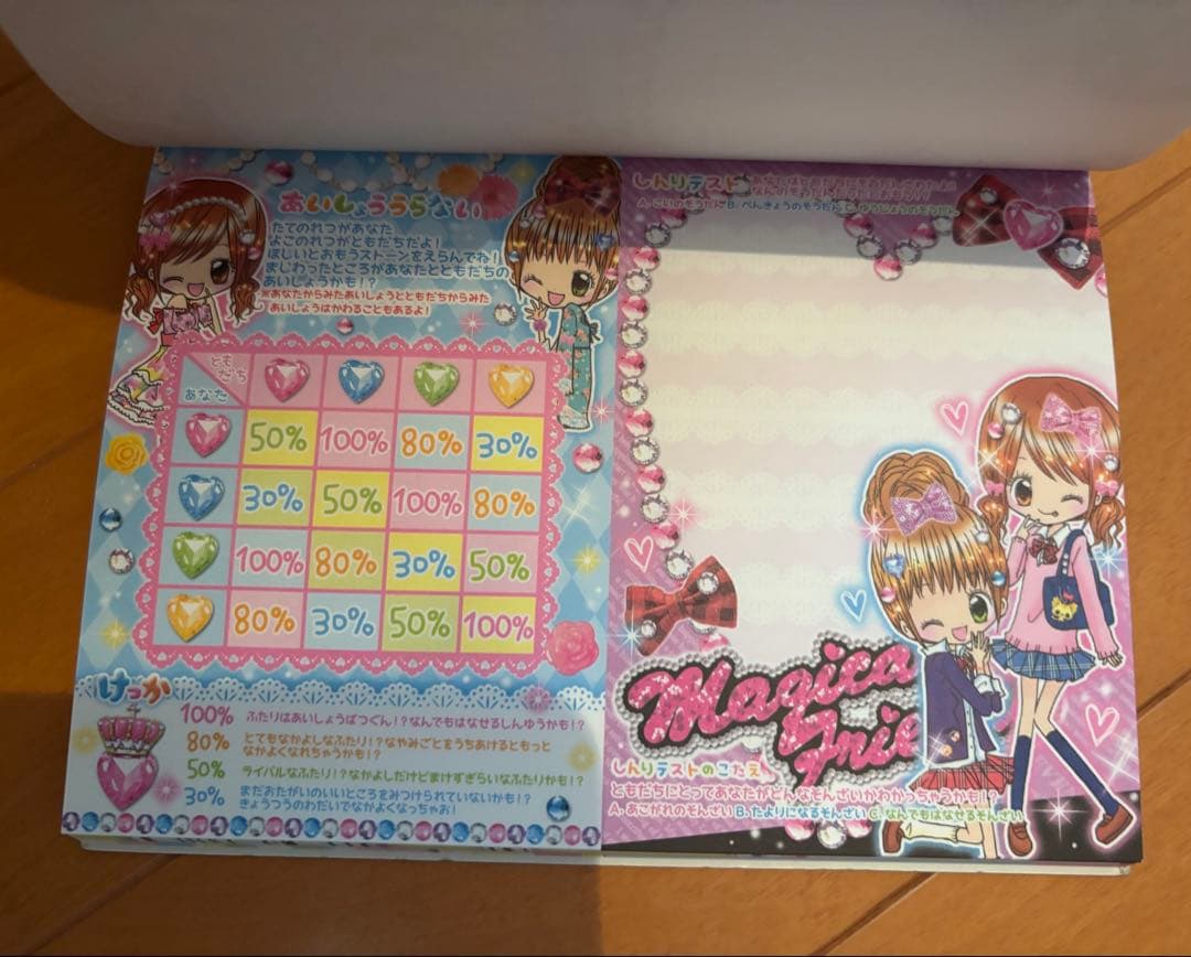 平成 レトロ 女の子 メモ帳 シール帳
