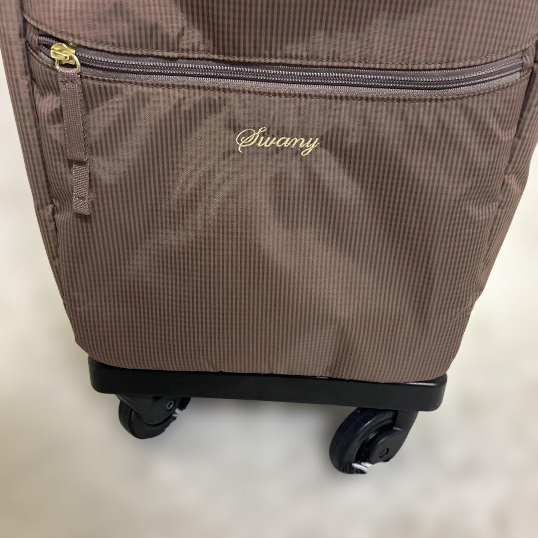 美品　SWANY Mサイズ　ルバンド　キャリーバック　グレージュ色