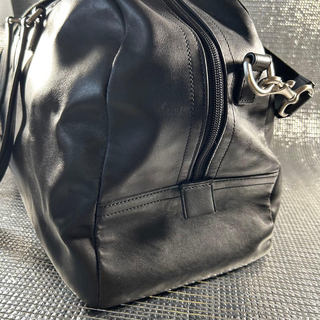 COACH レザー 2WAY レキシトンボストンバッグ F70668 ブラック