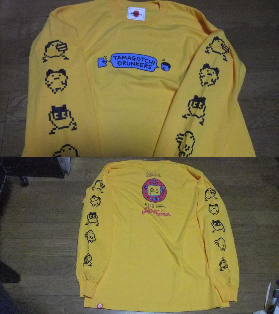pu nkdr unkers L たま ごっち Tシャツ バン ダイ ロンt