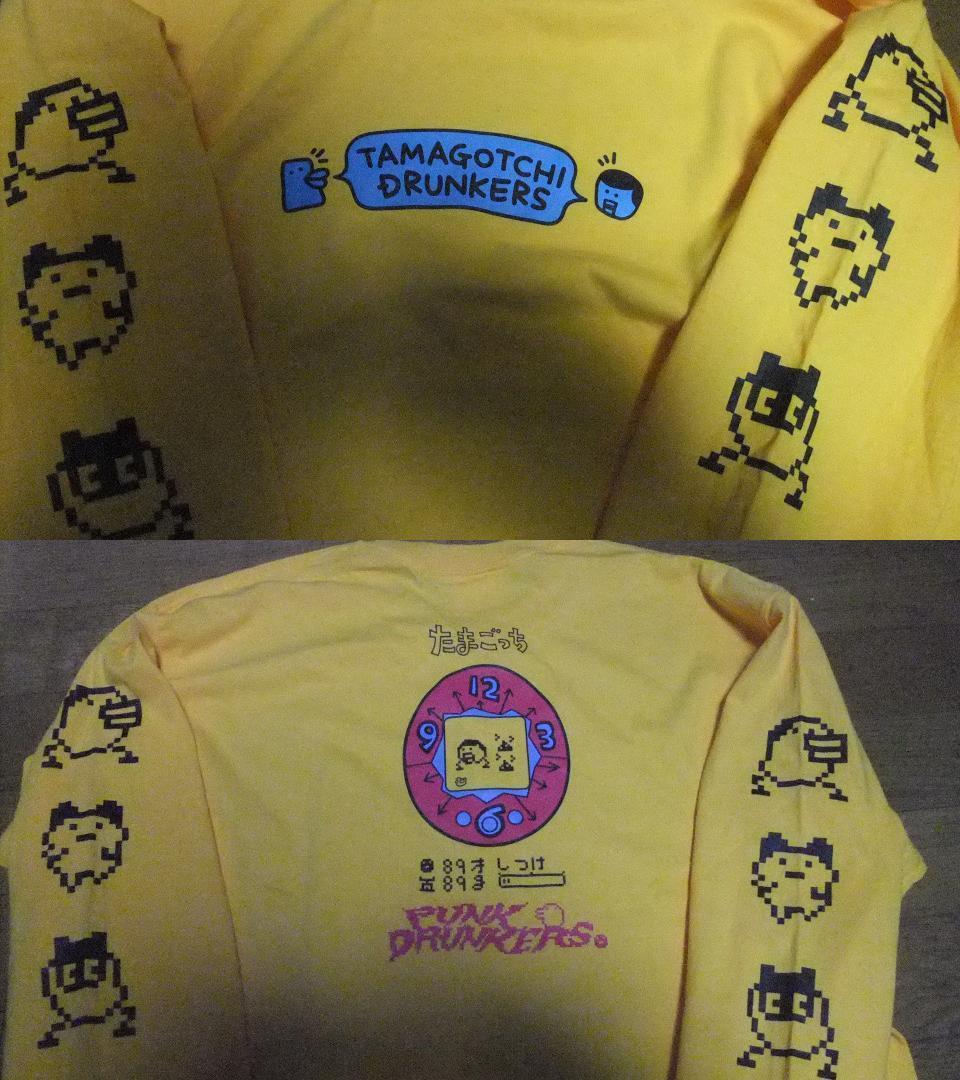 pu nkdr unkers L たま ごっち Tシャツ バン ダイ ロンt