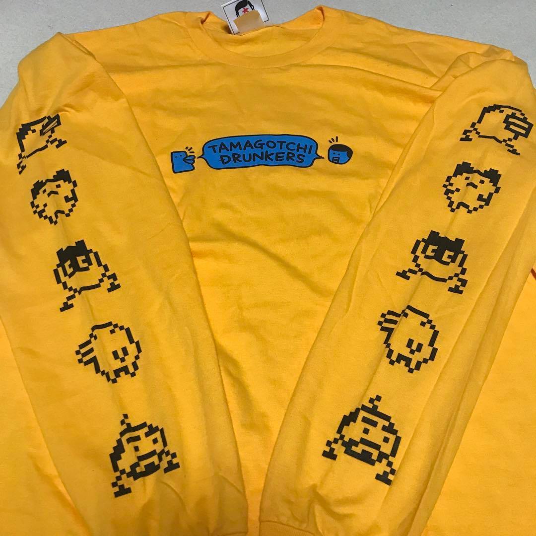 pu nkdr unkers L たま ごっち Tシャツ バン ダイ ロンt