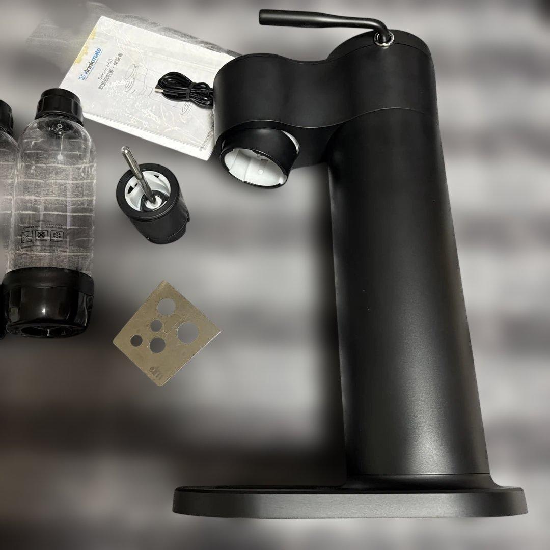 drinkmate ドリンクメイトSeries 660 ブラック 炭酸水メーカー