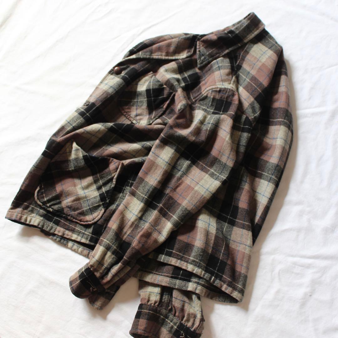 ［超好配色］50s PENDLETON ウール テーラードジャケット ボード L