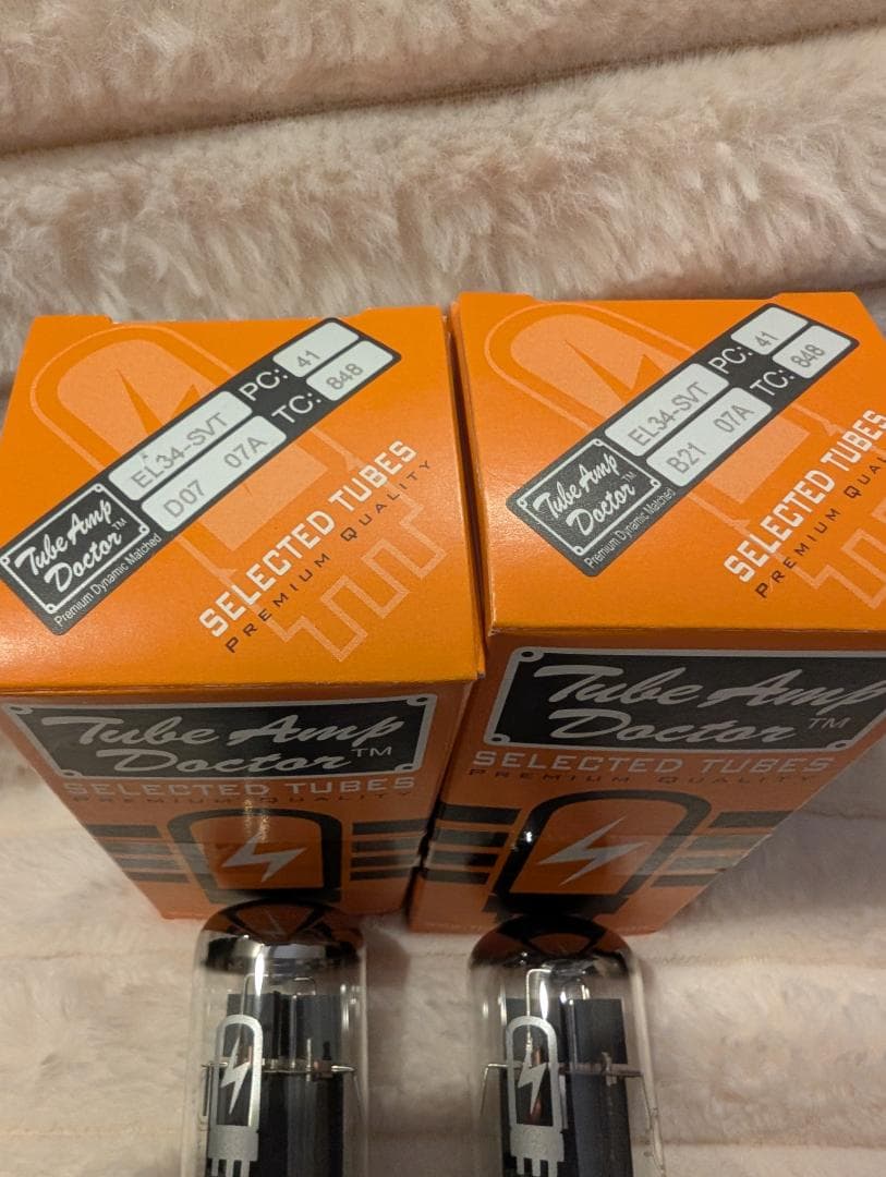 Tube Amp Doctor EL34-SVT 真空管 マッチド2本セット