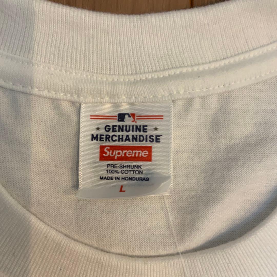 トップス Supreme x MLB NY Yankees Tee White L