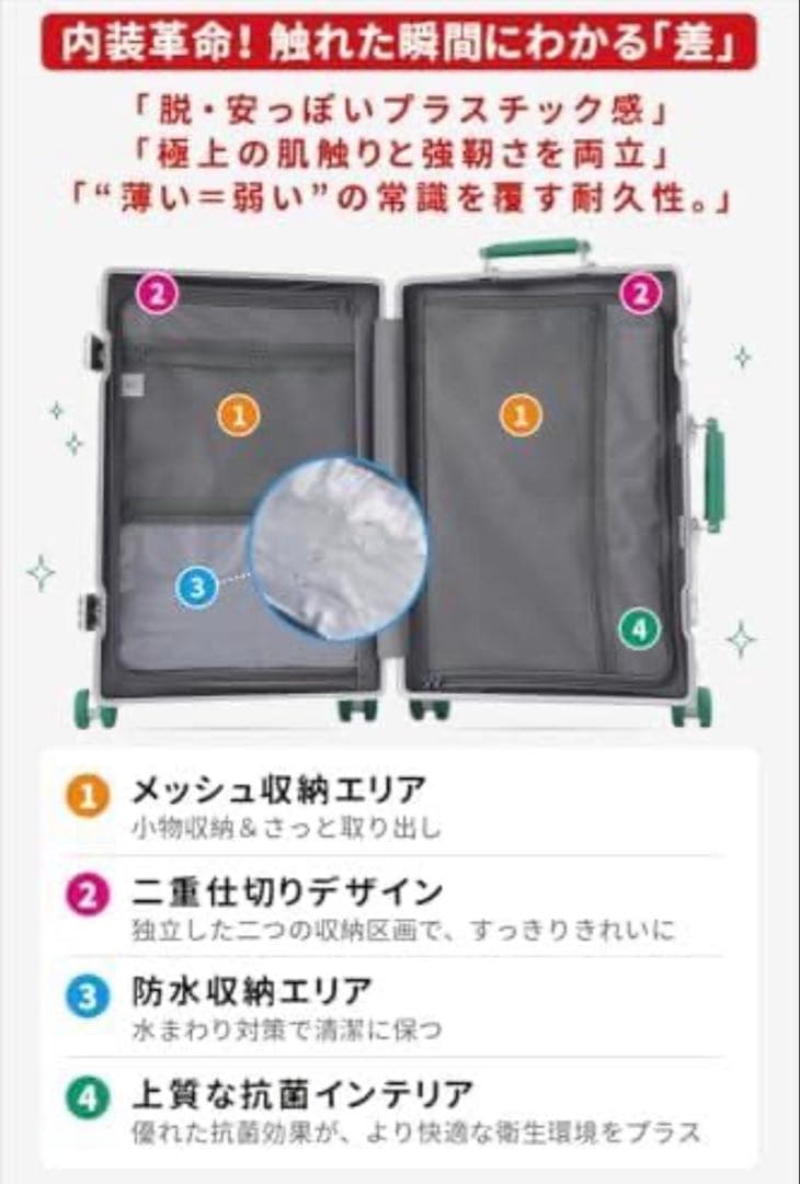 新品 スーツケース 1-3泊 機内持ち込み ピンク　カップホルダー付 USB