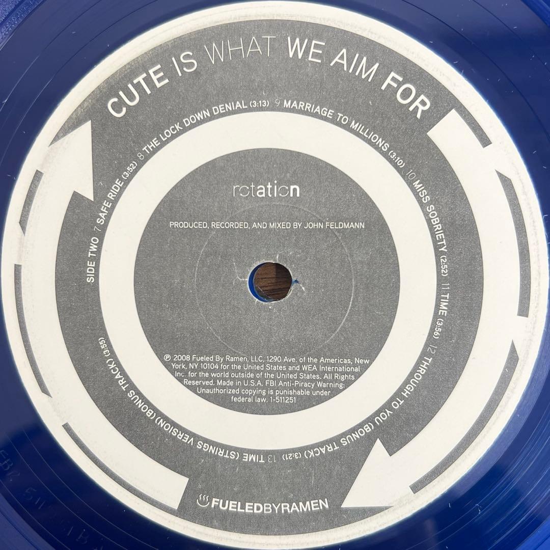 【LP/US盤】Cute Is What We Aim For