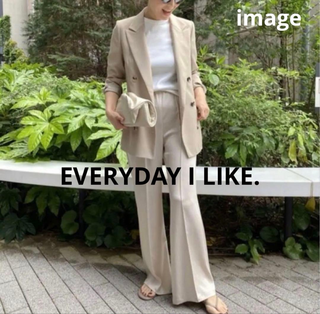 美品♡【EVERYDAY I LIKE】ダブルジャケット ベージュ 36サイズ