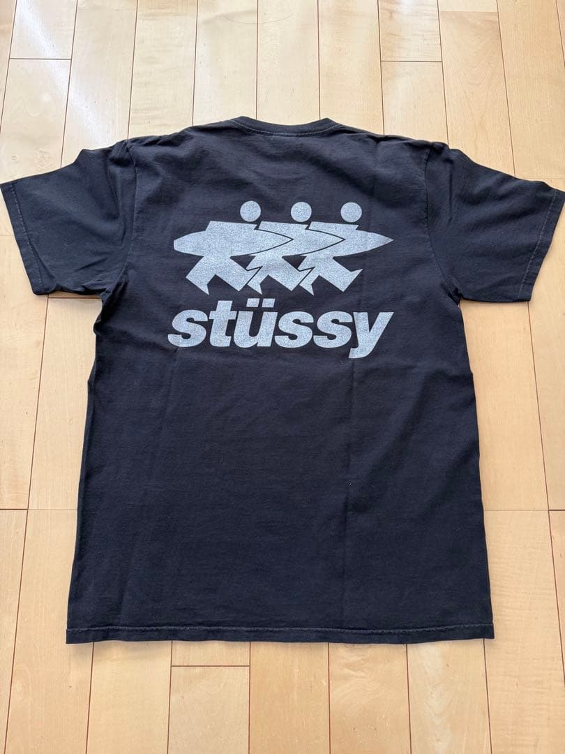 stussy 黒 Tシャツ Mサイズ
