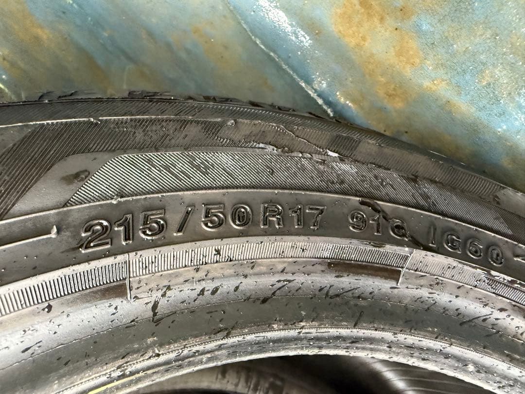広告の品ヨコハマスタッドレス215／50R17 91Q超深溝