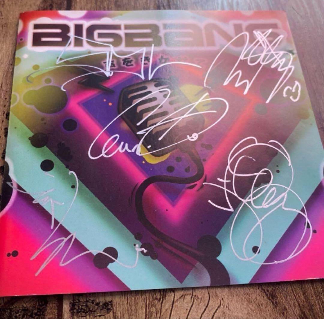BIGBANG フルメンバー直筆サイン入りCD 貴重品