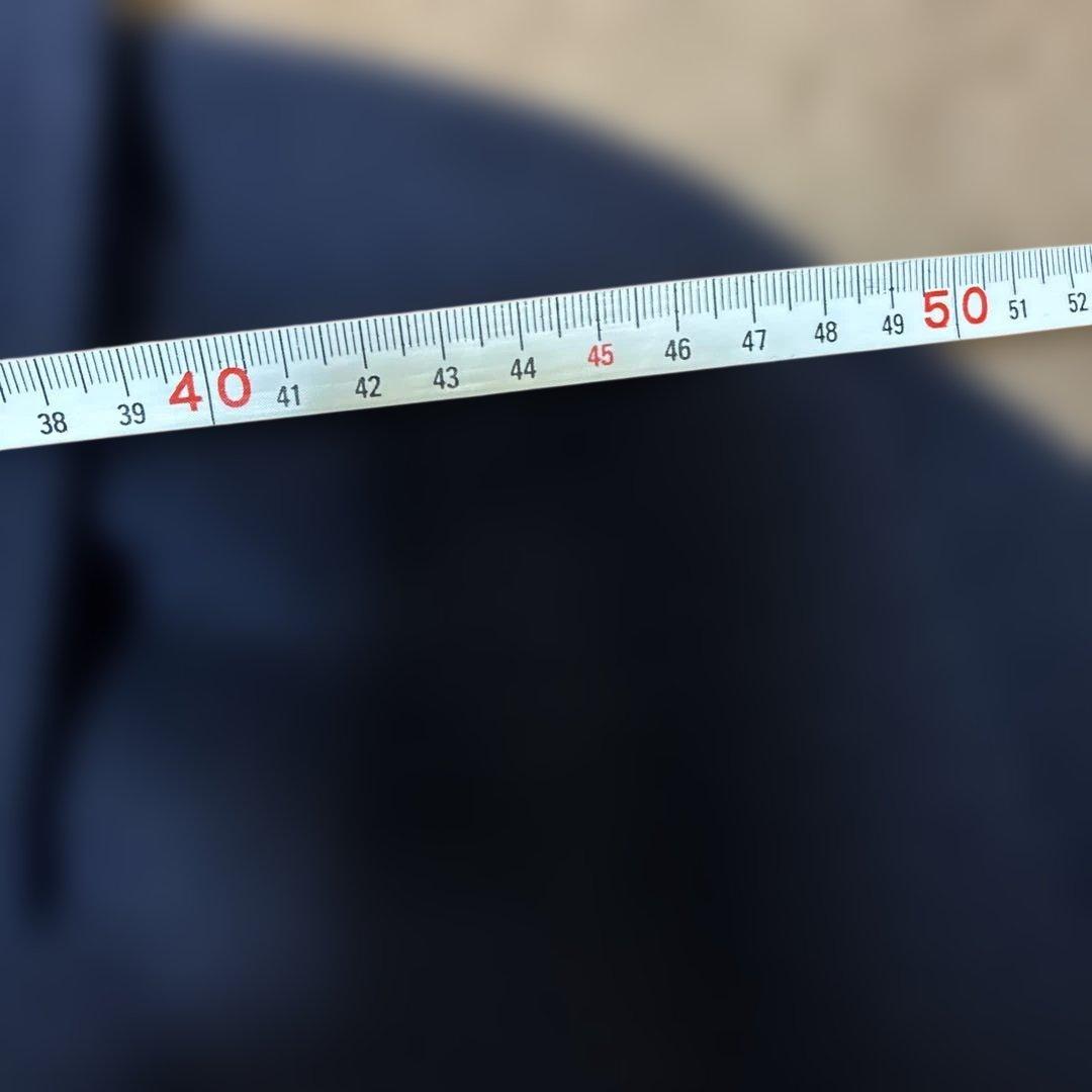 MaxMara ネイビー ダブルブレスト ロングコート着丈102cm 毛100%