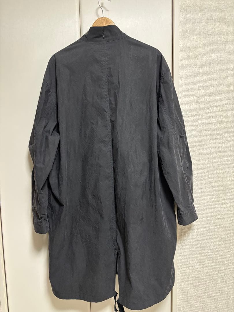 peak Indigo C/N Coat M Black モッズコート