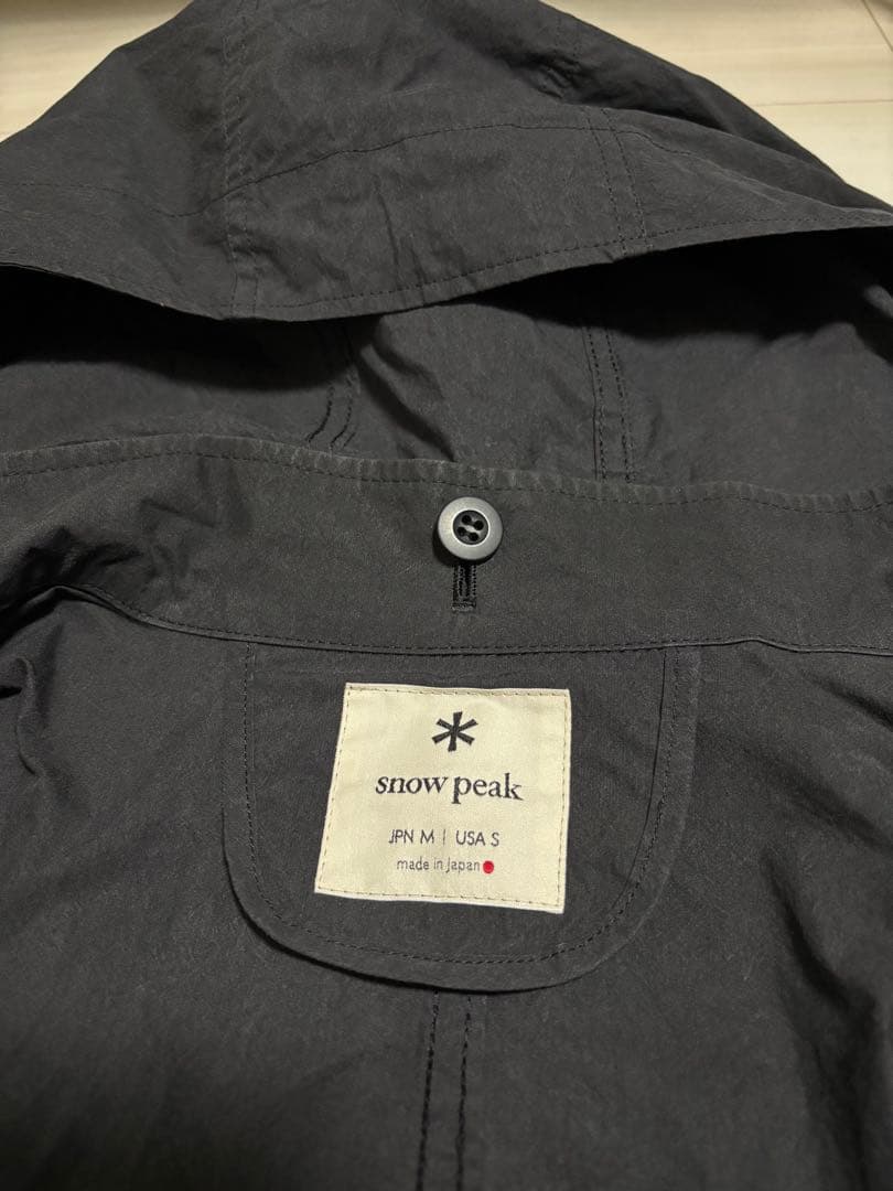 peak Indigo C/N Coat M Black モッズコート