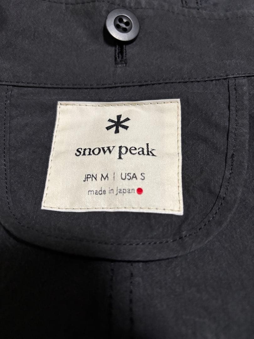 peak Indigo C/N Coat M Black モッズコート
