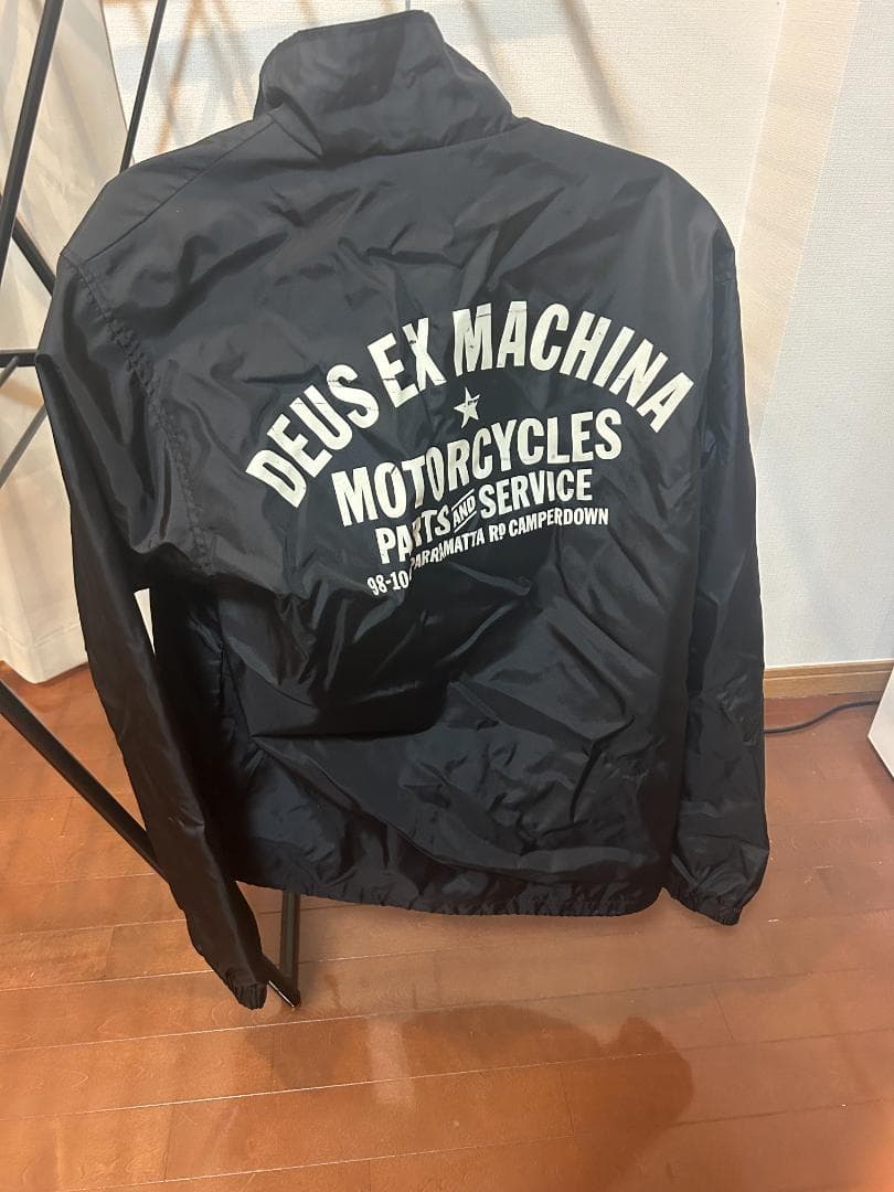 Deus Ex Machina コーチジャケット 黒 S デウス エクス マキナ