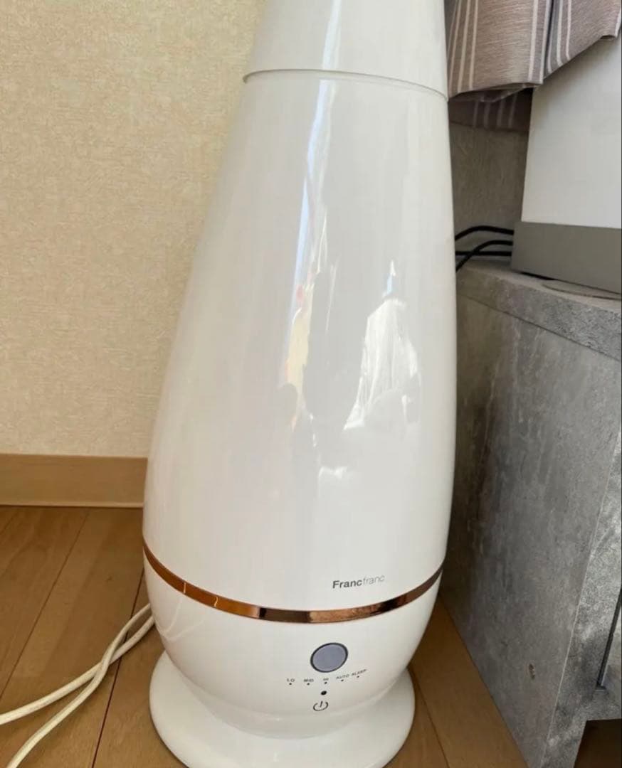 Franc Franc シレーヌ　2way アロマ加湿器　ホワイト