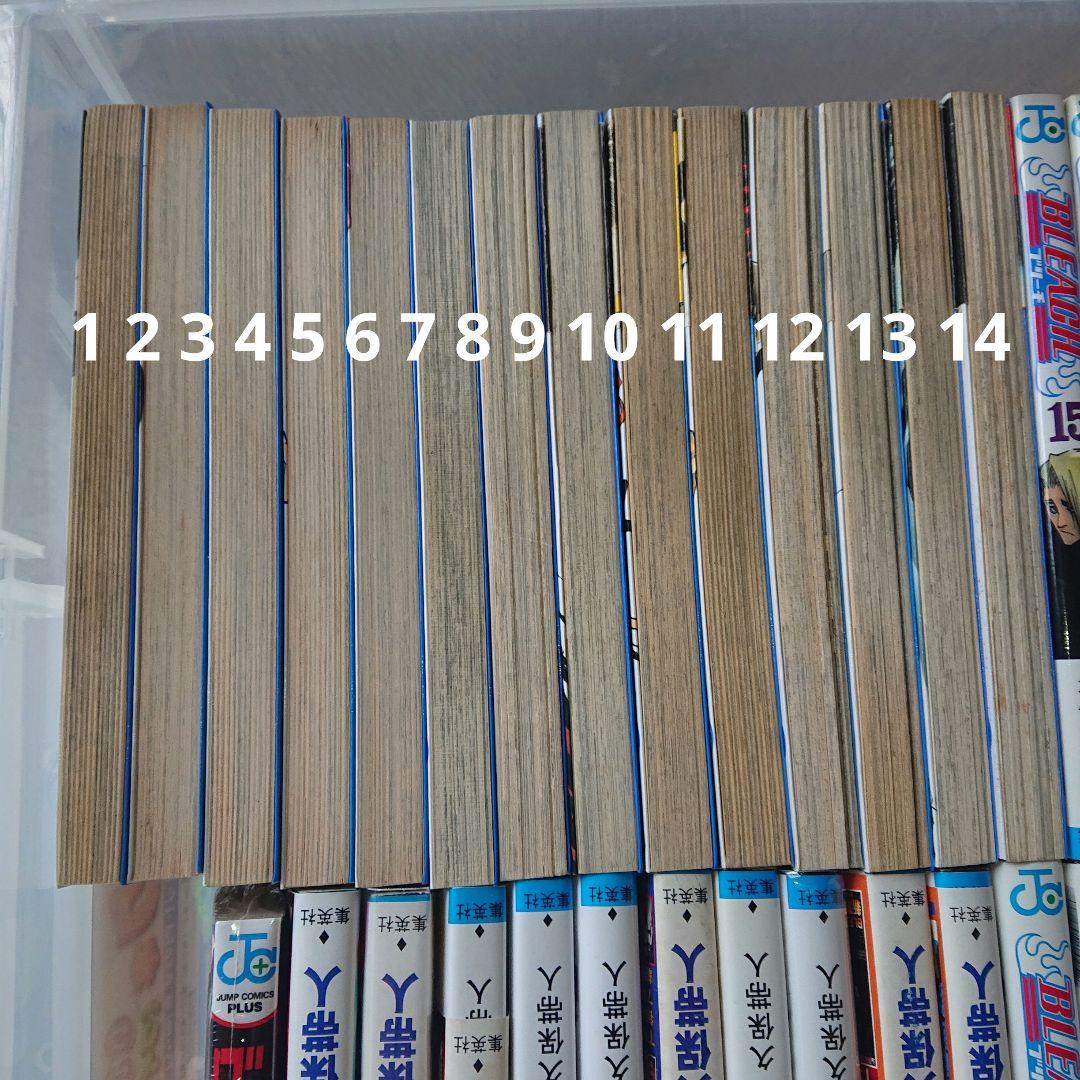 BLEACH 第1巻から第74巻 初版 半数程 1巻は初版では無い